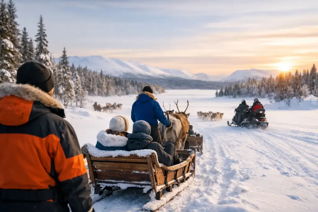 Wie läuft eine geführte Lapplandreise ab?